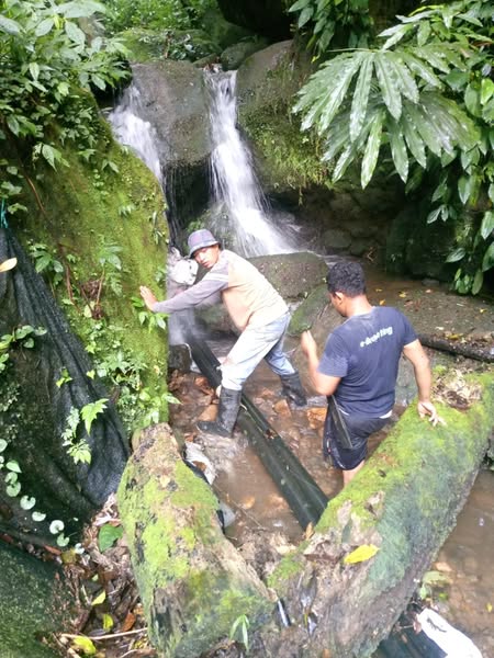 Akibat Pipa Putus, Suplai Produksi Air PDAM Kota Tomohon Mati