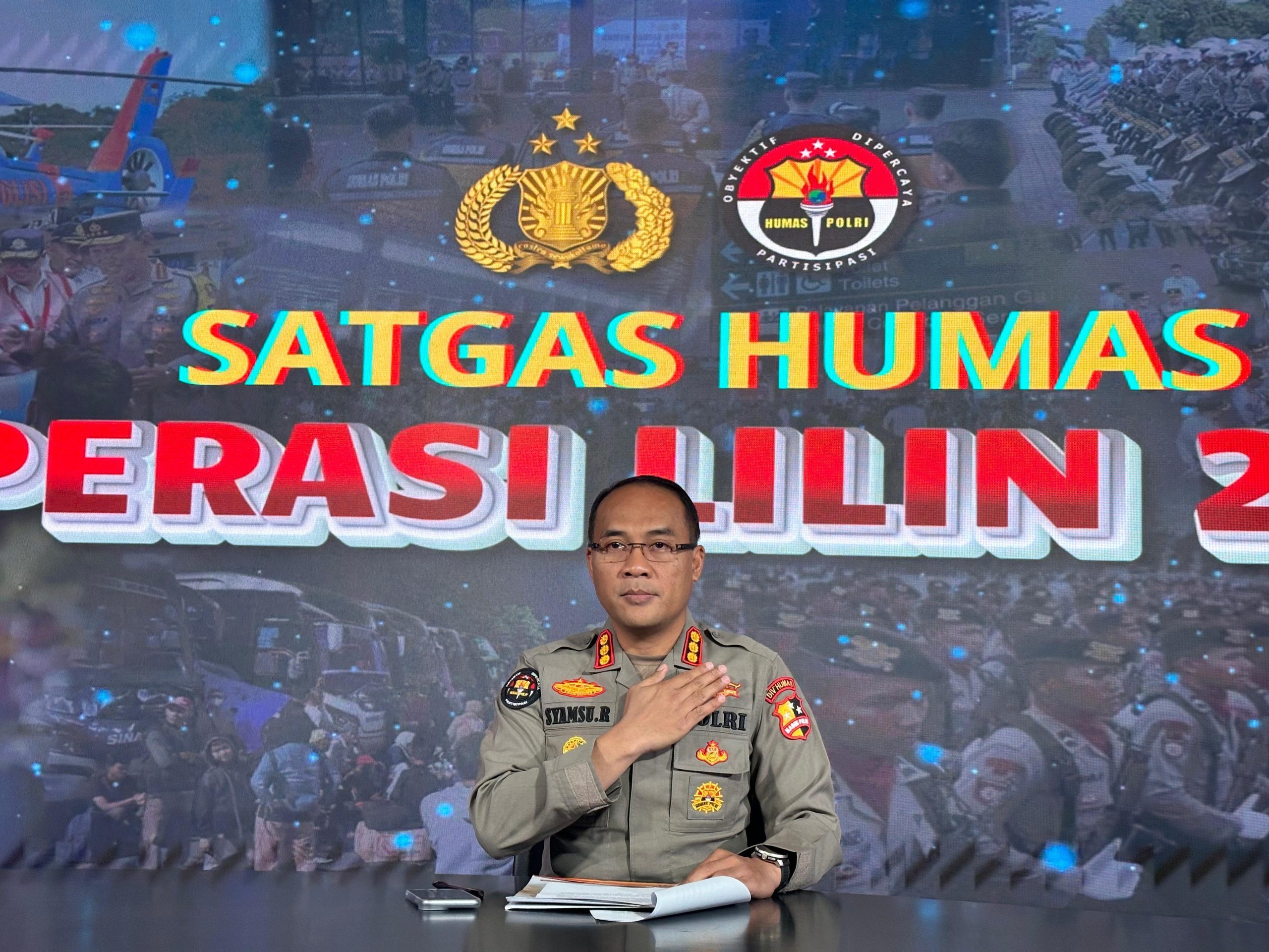 Situasi Lalu Lintas, Kamseltibcarlantas Hari ke Tujuh Oprasi Lilin Polri 2024.