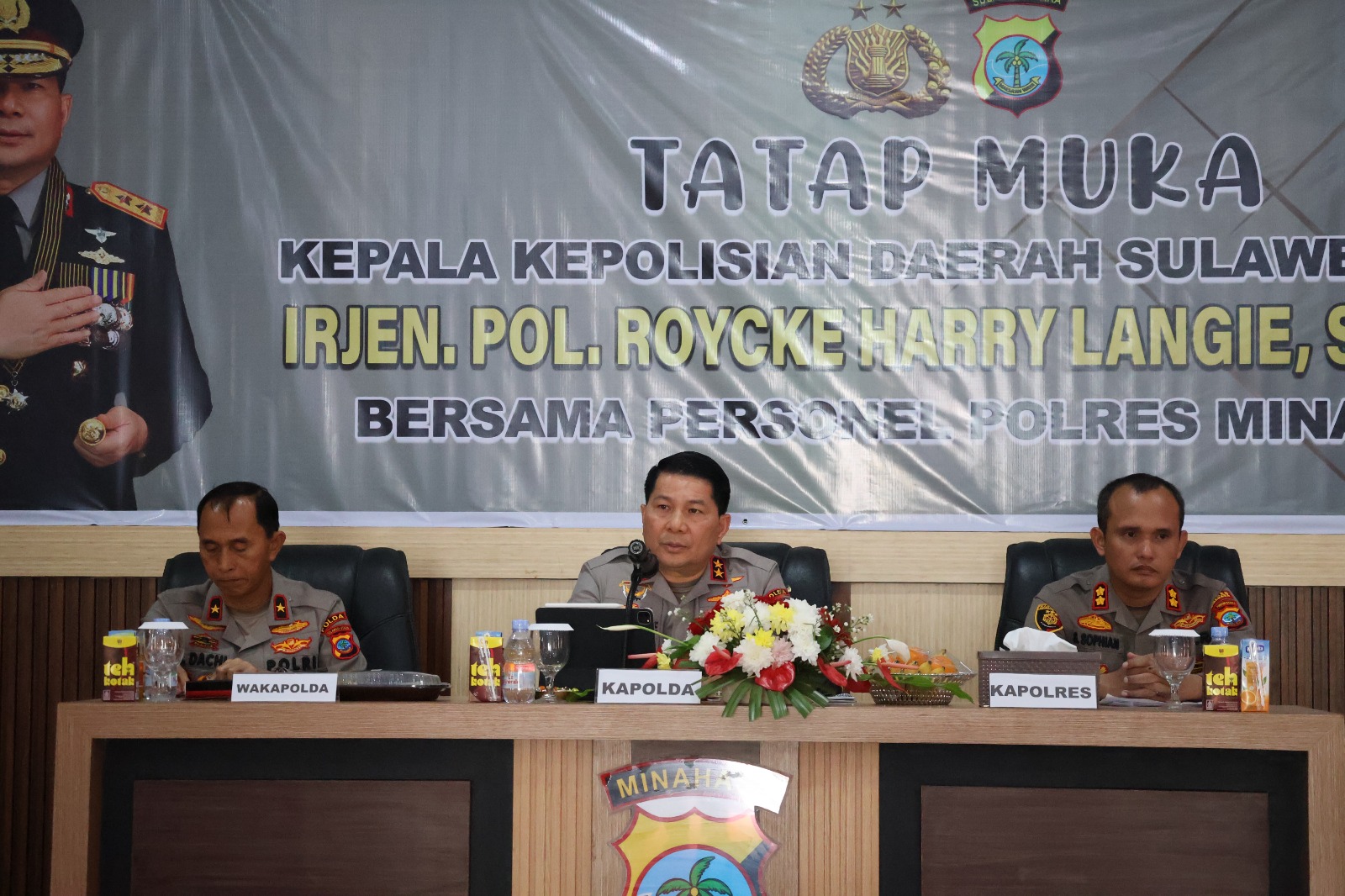 Kapolda Sulut Lakukan Kunjungan Kerja ke Polres Minahasa