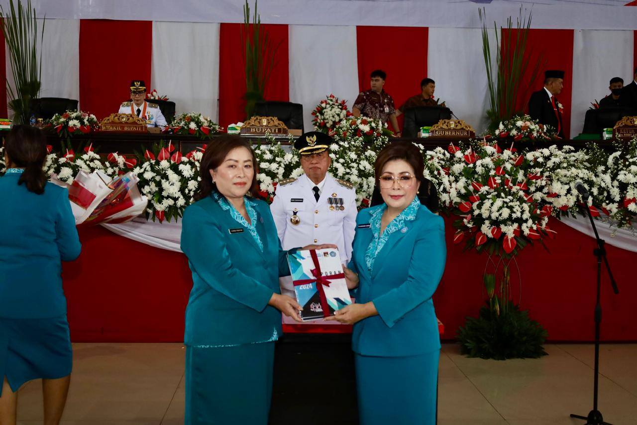 Martina Lengkong Resmi Dilantik sebagai Ketua TP PKK Minahasa