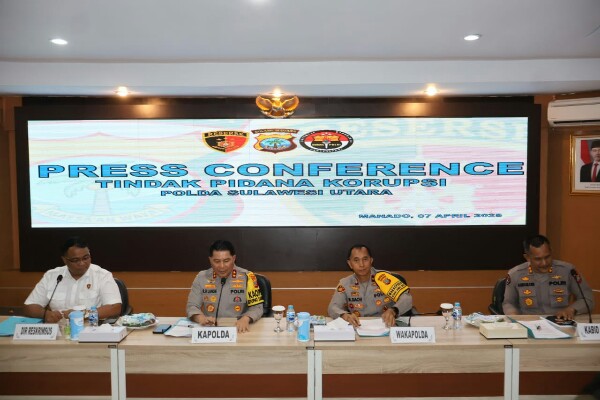Polda Sulut Tetapkan 5 Tersangka Dugaan Korupsi Dana Hibah Pemprov ke GMIM Tahun 2020-2023