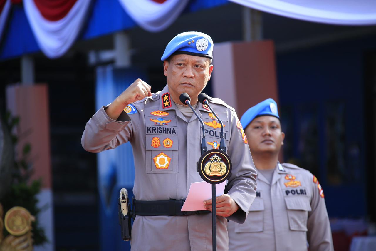 Polri Kembali Kirim Pasukan untuk Misi Perdamaian PBB, Latpragas Satgas FPU 7 MINUSCA Resmi Dimulai