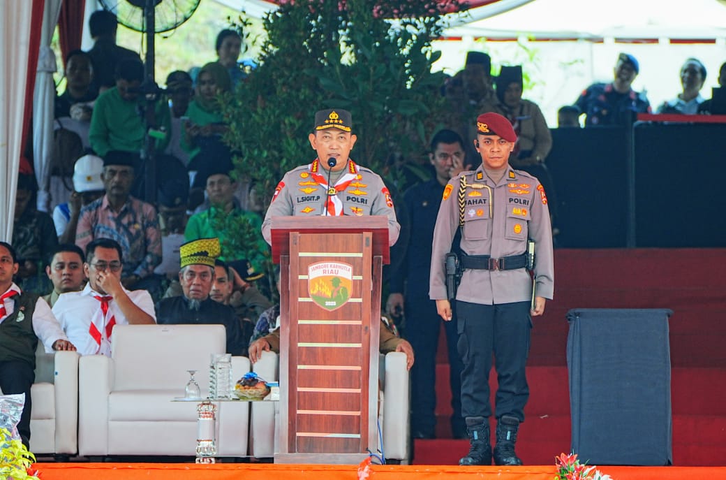 Buka Jambore Karhutla Riau 2025, Kapolri Ajak Masyarakat Jaga dan Lestarikan Lingkungan