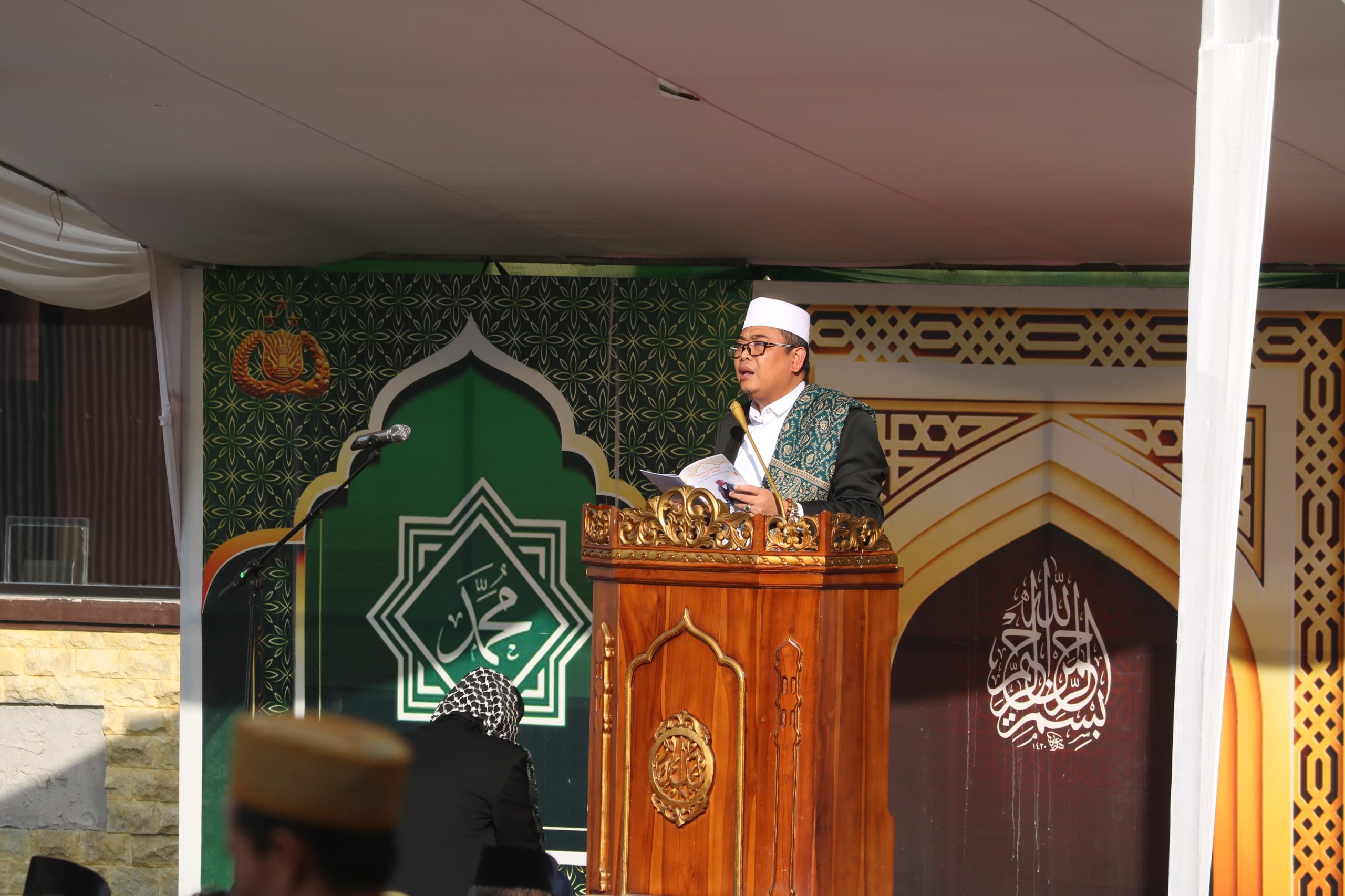 Polda Sulut Gelar Sholat Idul Adha 1446 H, ini Pesan Khatib