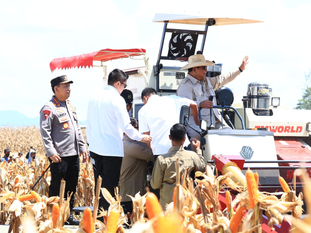 Presiden Prabowo Apresiasi Kapolri Jadikan Polisi Rakyat Dukung Swasembada Pangan.