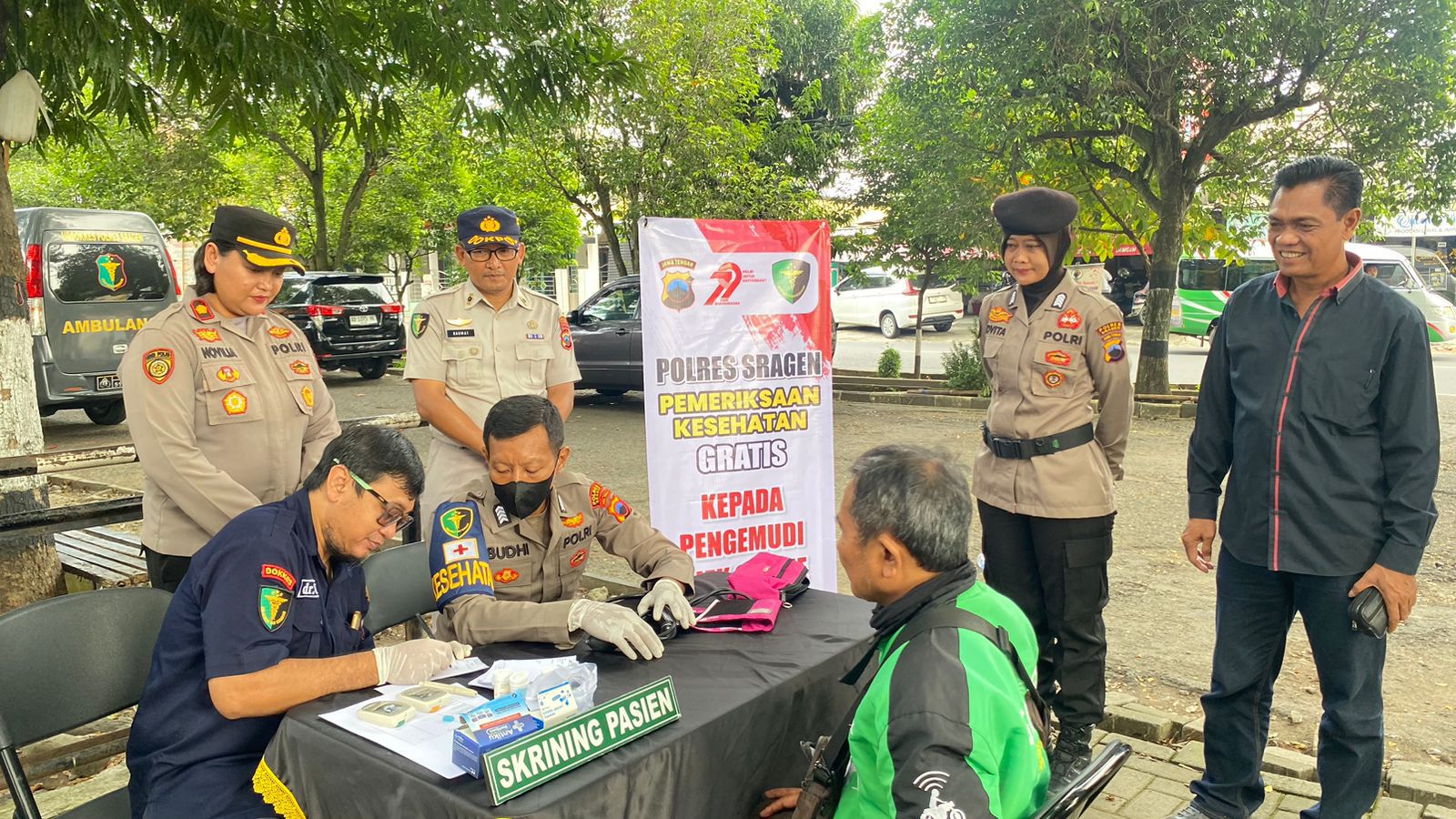 Polda Jateng Sediakan Layanan Cek Kesehatan Gratis untuk 4.000 Pengemudi Ojol