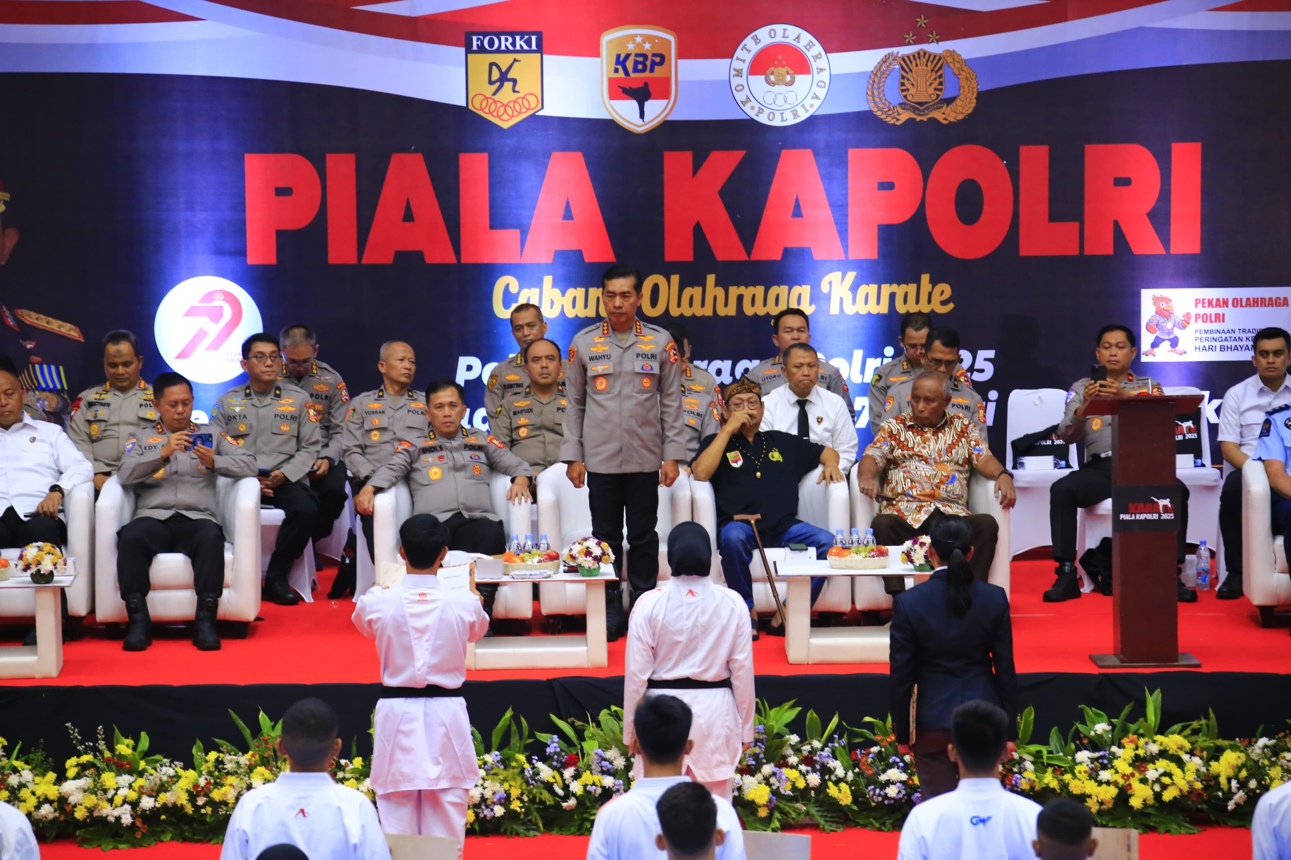 Kabareskrim Buka Kejuaraan Karate Piala Kapolri 2025 Dikuti 284 Atlet