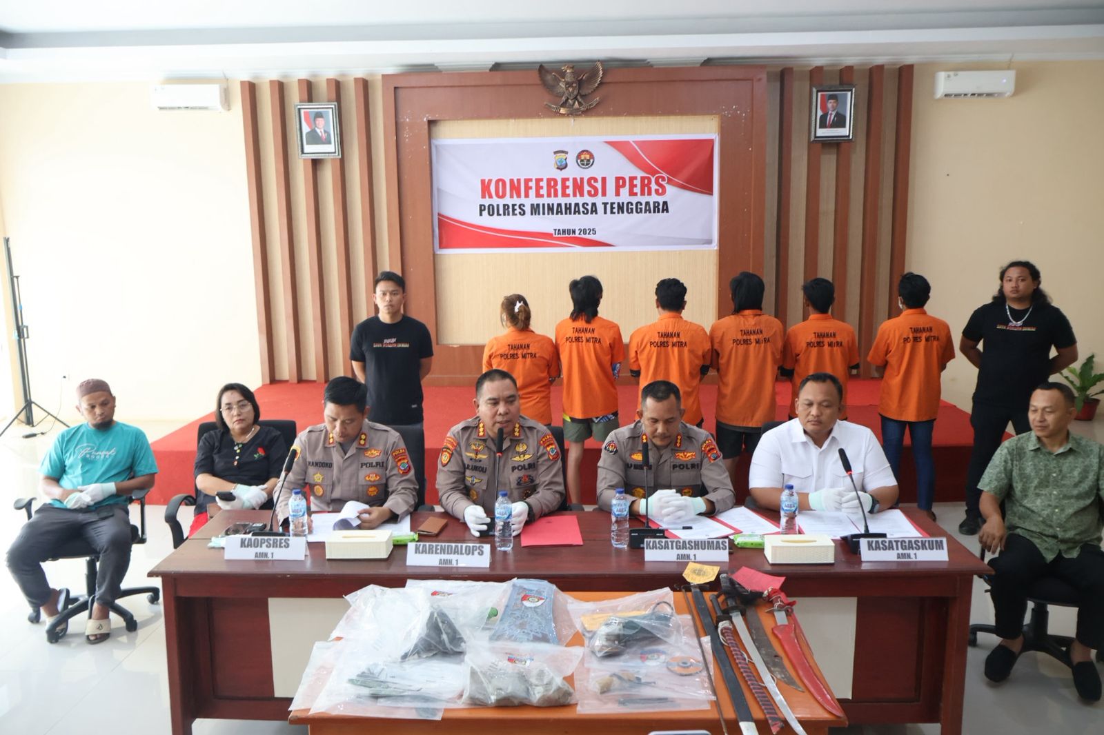 Polisi Tetapkan 10 Tersangka Perkelahian Antar Kelompok di Belang Minahasa Tenggara