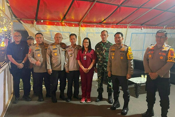 H-5 Jelang Natal, Kapolda Sulut Cek Kesiapan Pos Pengamanan dan Pantau Situasi Kamtibmas