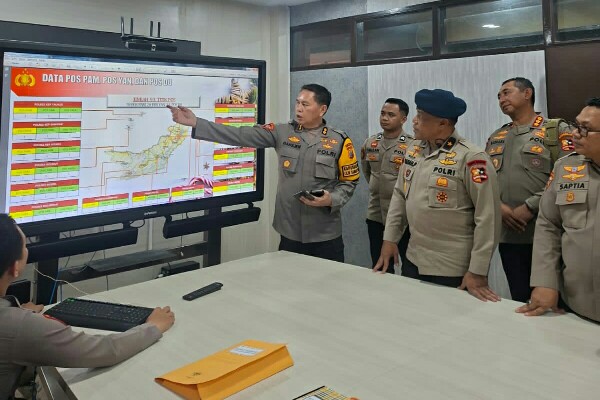 Mabes Polri Lakukan Supervisi Pelaksanaan Operasi Lilin Samrat 2025 di Polda Sulut