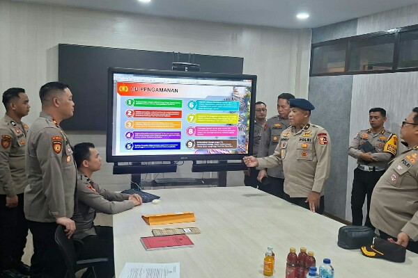 Mabes Polri Lakukan Supervisi Pelaksanaan Operasi Lilin Samrat 2025 di Polda Sulut