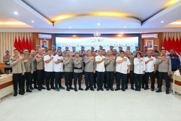 Perkuat Pengawasan Internal, Polda Sulut Gelar Rakernis Propam T.A. 2026