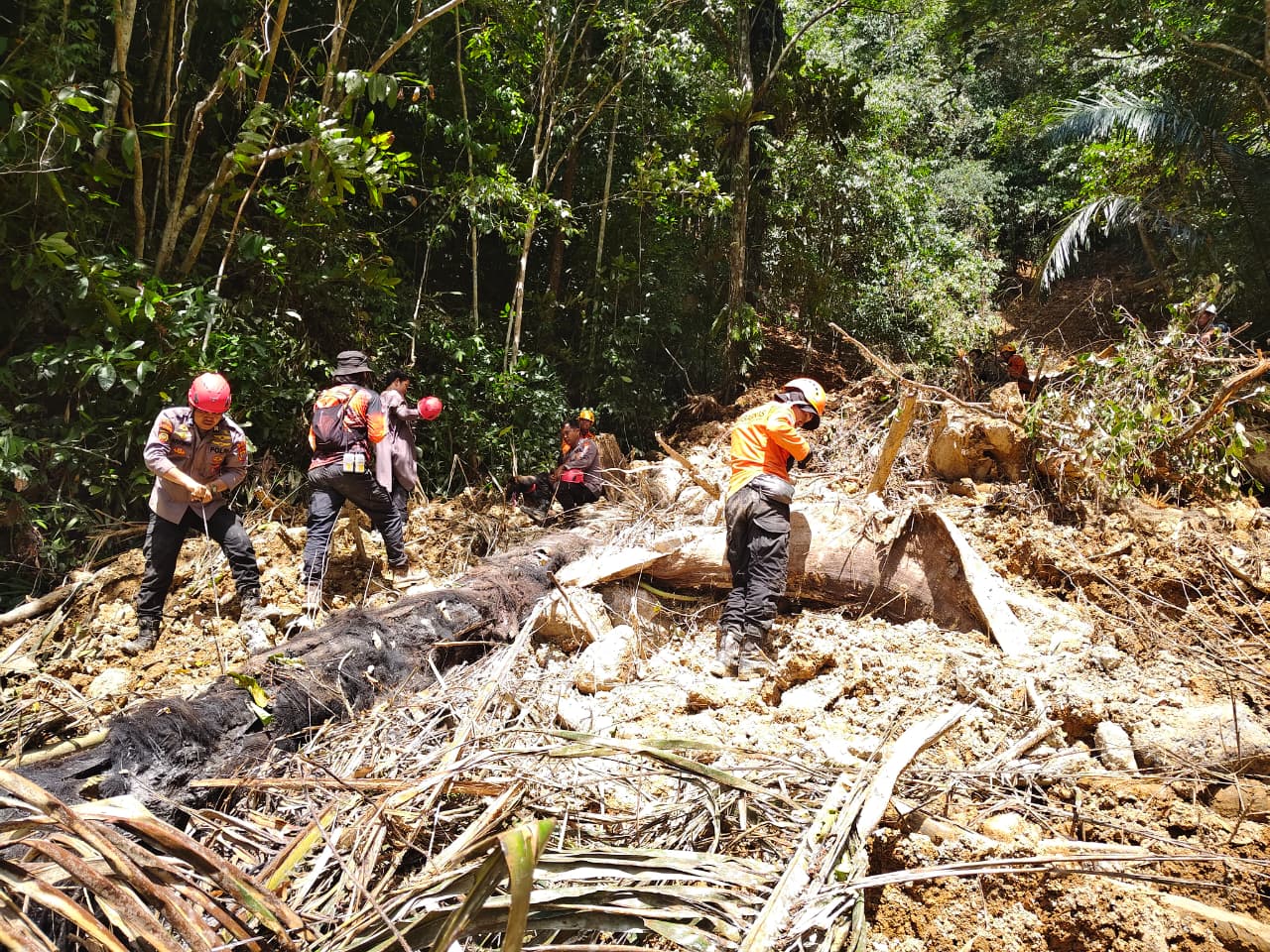 Operasi SAR Penambang Tertimbun Longsor di PETI Bolingongot Resmi Ditutup