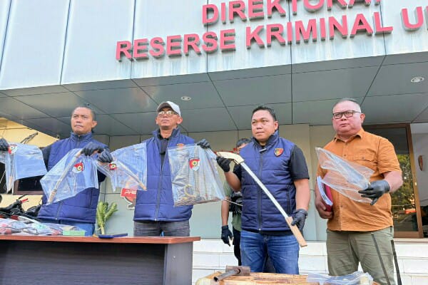 Polda Sulut Putus Jalur Pasokan Sajam Ilegal, Jatanras Amankan Satu Pelaku Asal Minut