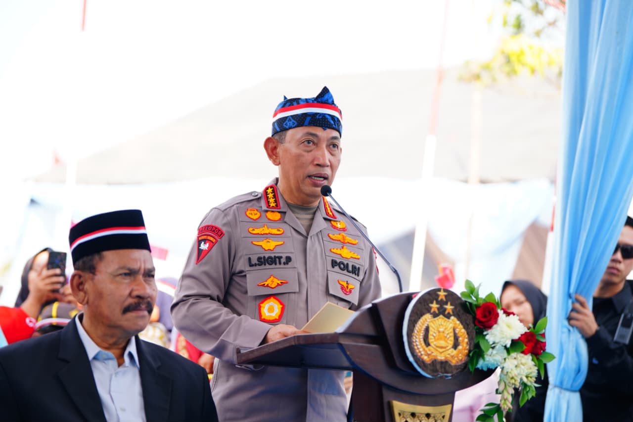 Kapolri: Jembatan Merah Putih Presisi Wujud Sinergi TNI-Polri Dukung Pembangunan dan Konektivitas Masyarakat